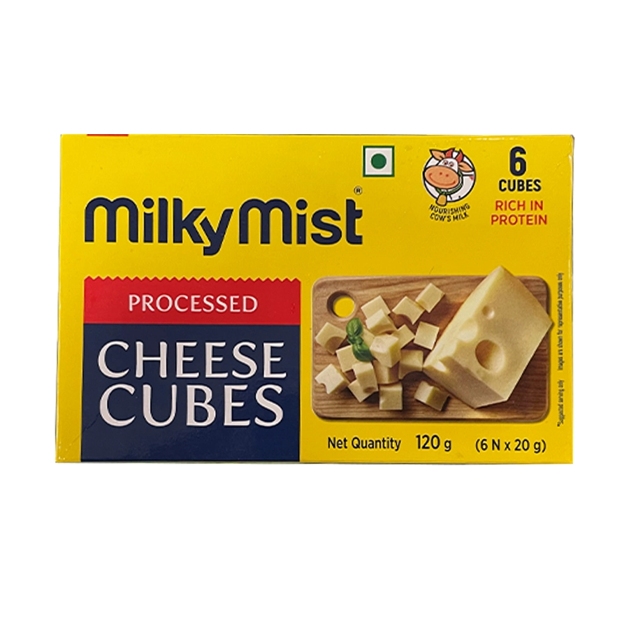 Milky mist cheese 6 cubes 120g