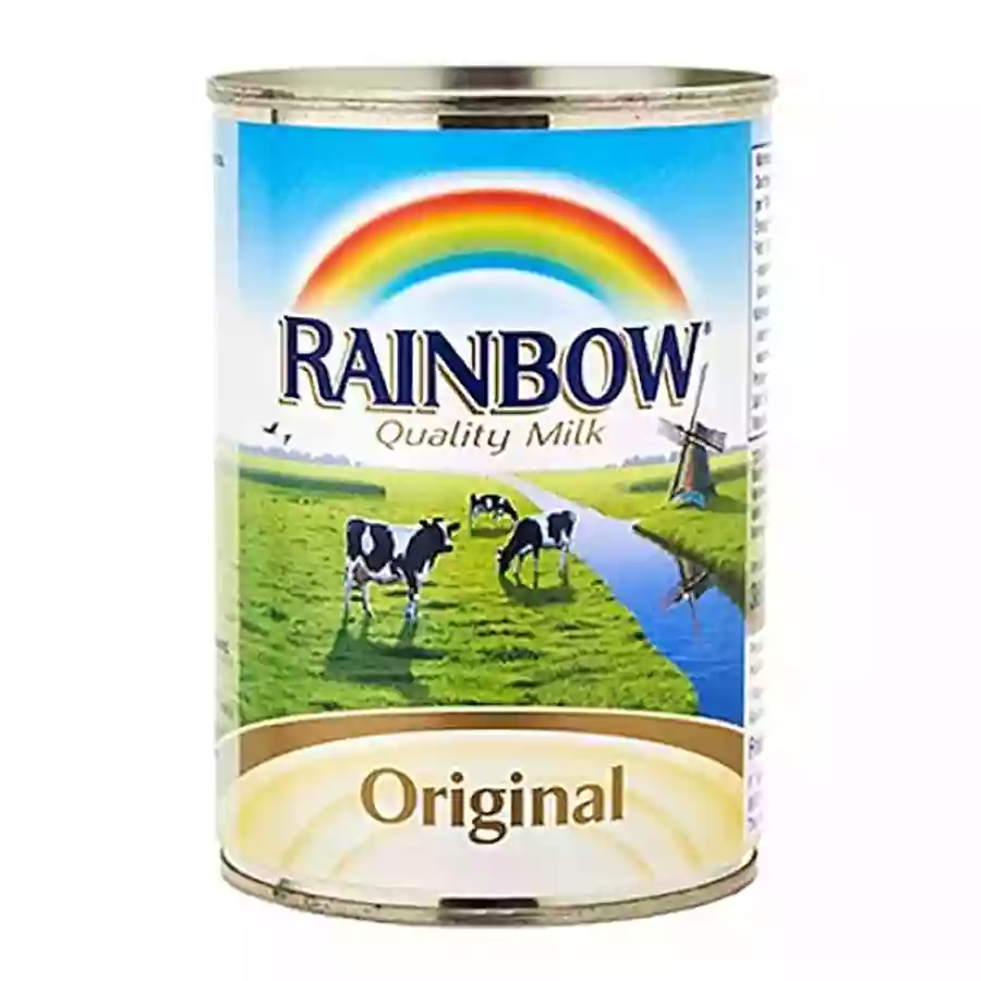 Rainbow Quality Milk  Orig  Tin 385Ml Imp