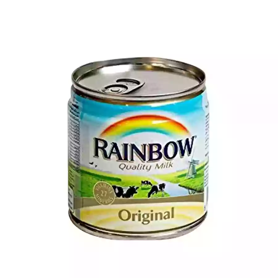 Rainbow Original Quality Milk 160 Ml Tin Imp