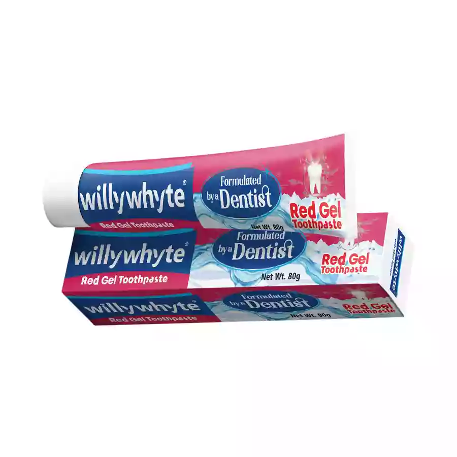 Willy Whyte Red Gel Toothpaste 80G