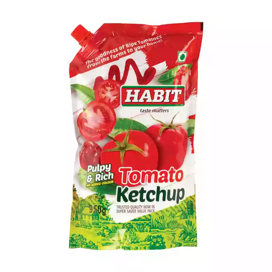 Habit Tomato Ketchup 950Gm Pouch