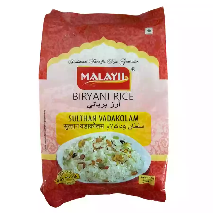 Malayil Biriyani Rice Jeerakashala Vadakolam 1Kg (Buy 1 Get 1 Free)
