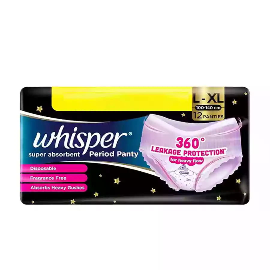 Whisper Period Panty L-Xl 12 S