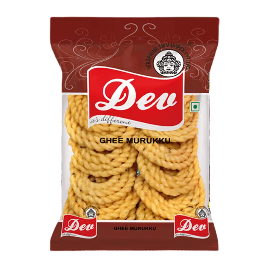 Dev Snacks Butter Murukku 350 Gm
