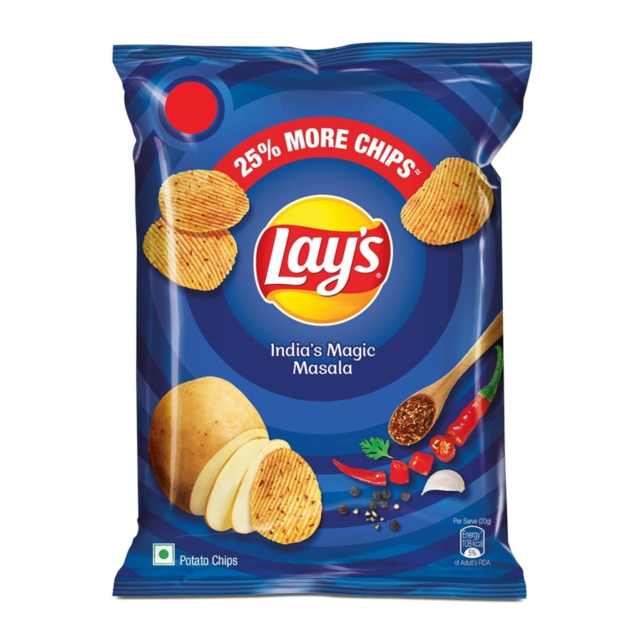 Lays potato chipsmagic masala 52 gm