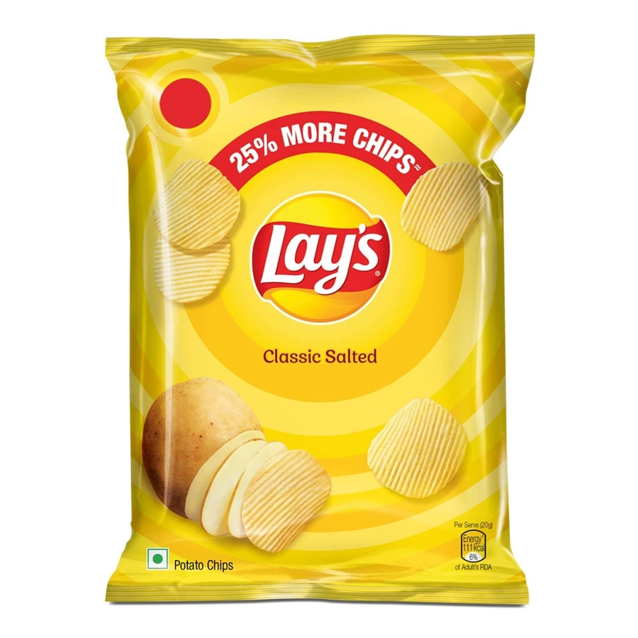 Lays Classic Salted Potato Chips 72 Gm