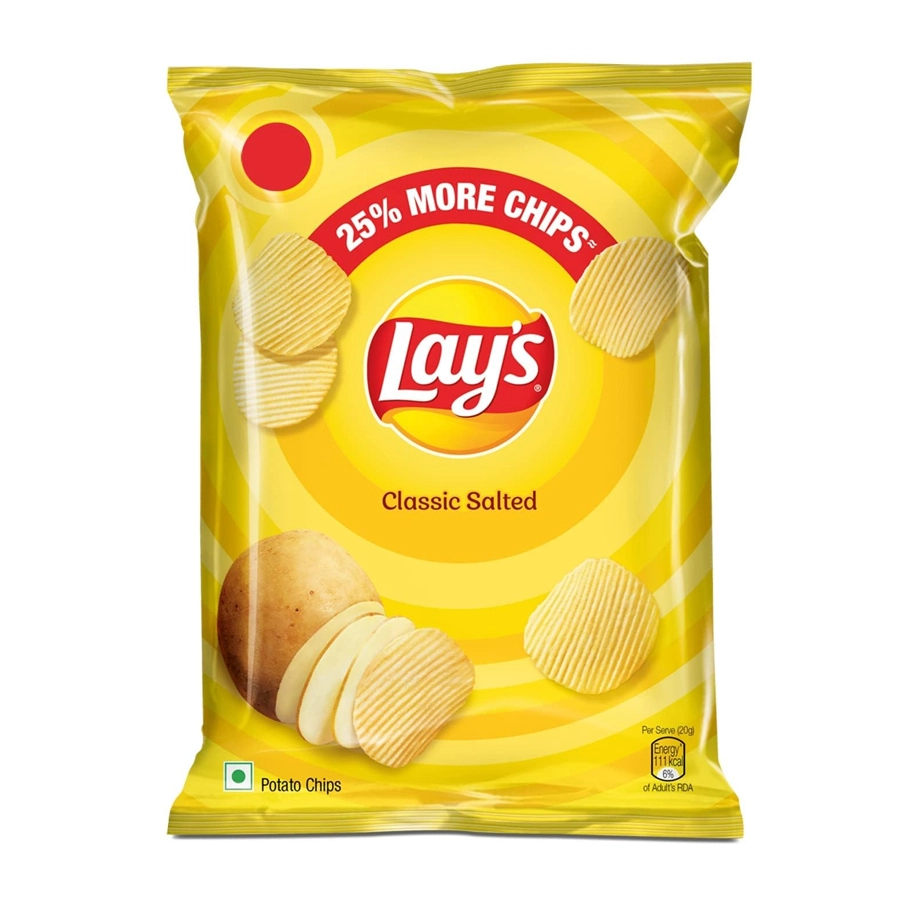 Lays Potato Chips 51 Gm Classic Salted