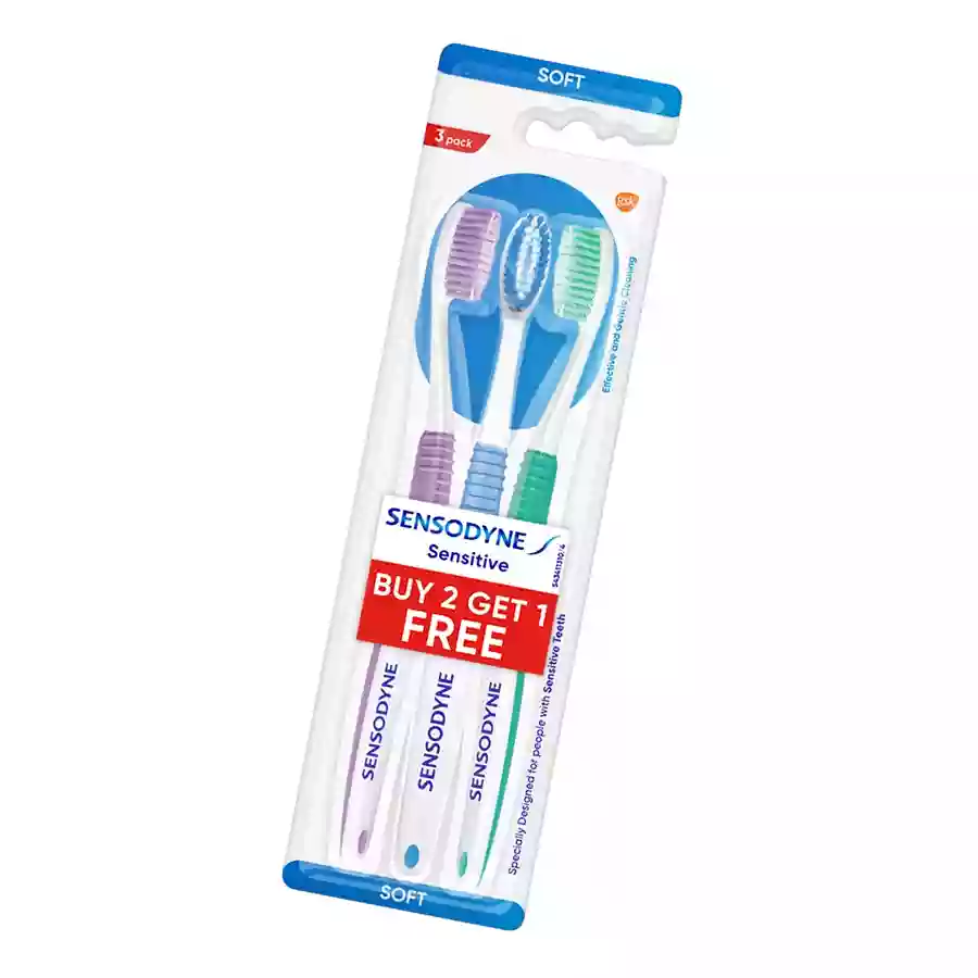 Sensodyne Sensitive Soft Buy 2 Get 1 Free