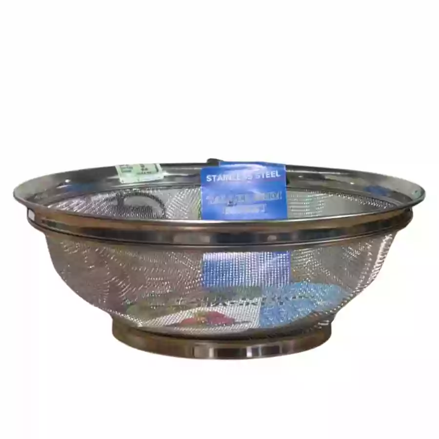 Ss Colander Basket Round