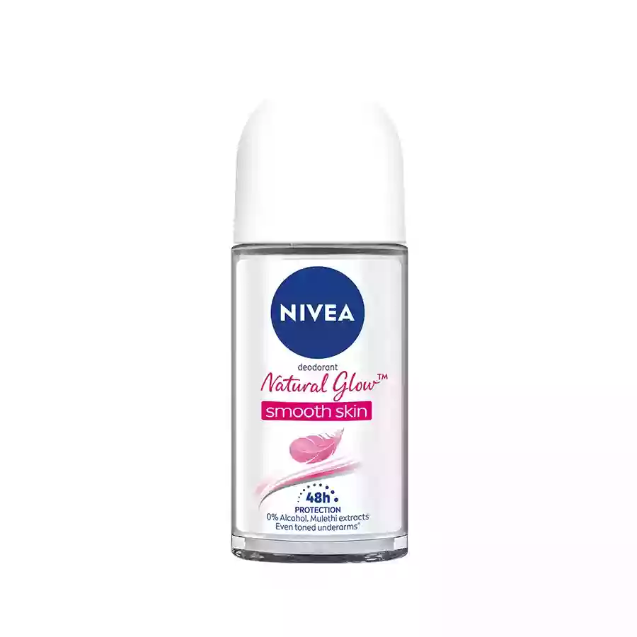 Nivea Natural Glow Smooth Skin Roll On 50 Ml