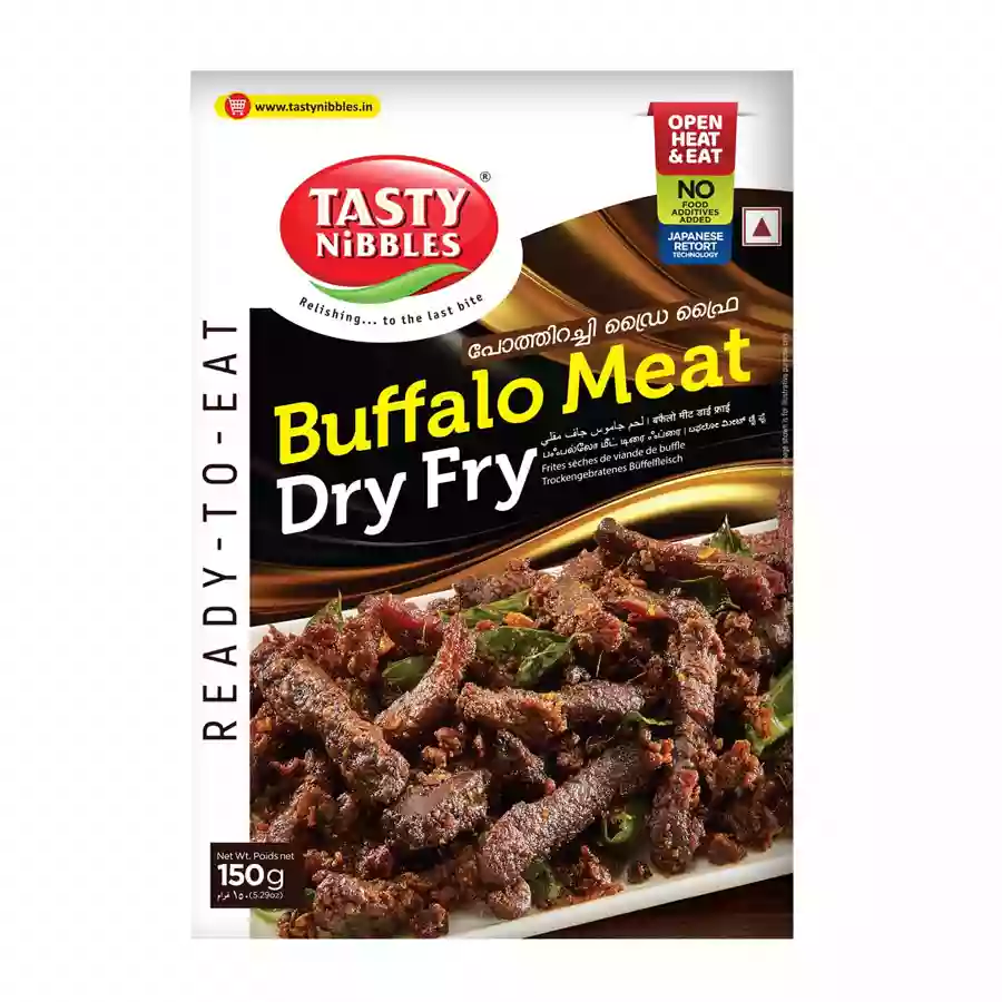 Tasty Nibbles Kerala Buffalo Meat Dry Fry 150Gm