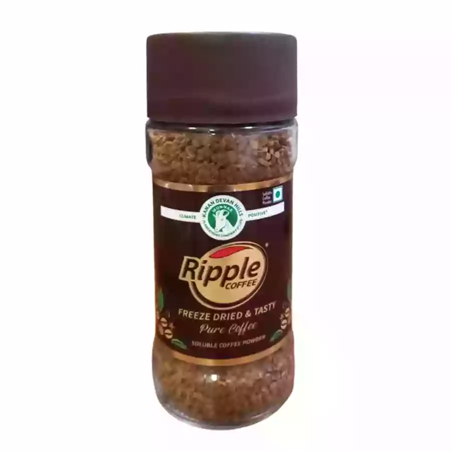 Ripple Coffee Freeze Dried & Tasty Pure Coffee 100G Btl