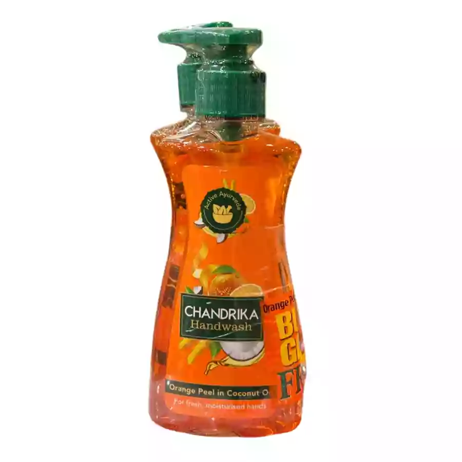 Chandrika Orange Peel In Cocunut Oil Hand Wash 200Ml Buy1 Get1
