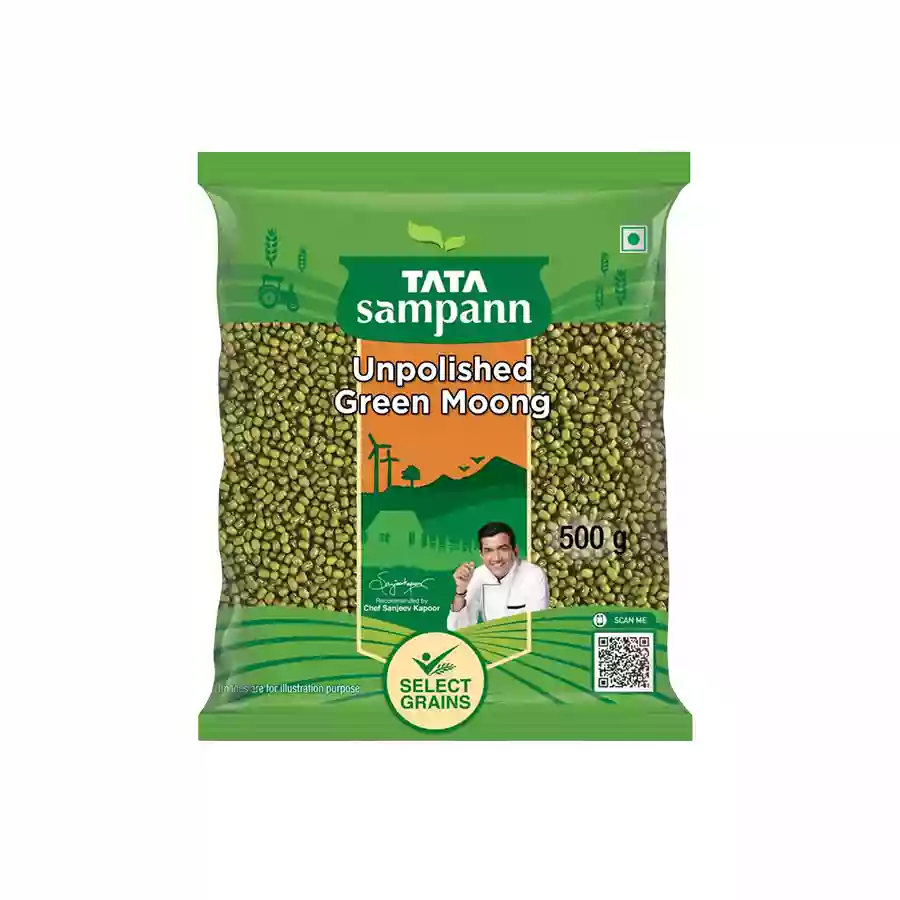 Tata Sampann Green Moong 500Gm