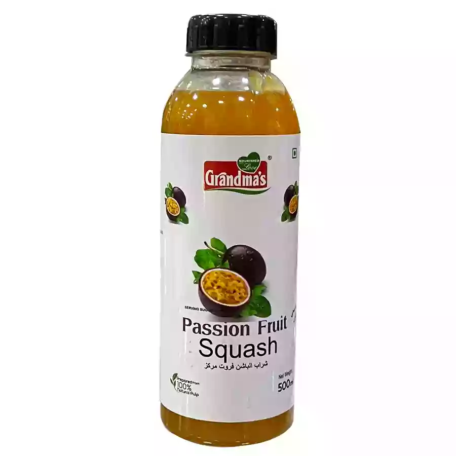 Grandma'S Passion Fruit Quash 500 Ml
