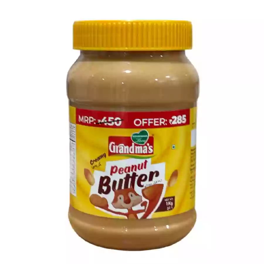 Grandma'S Peanut Butter  Creamy 1Kg