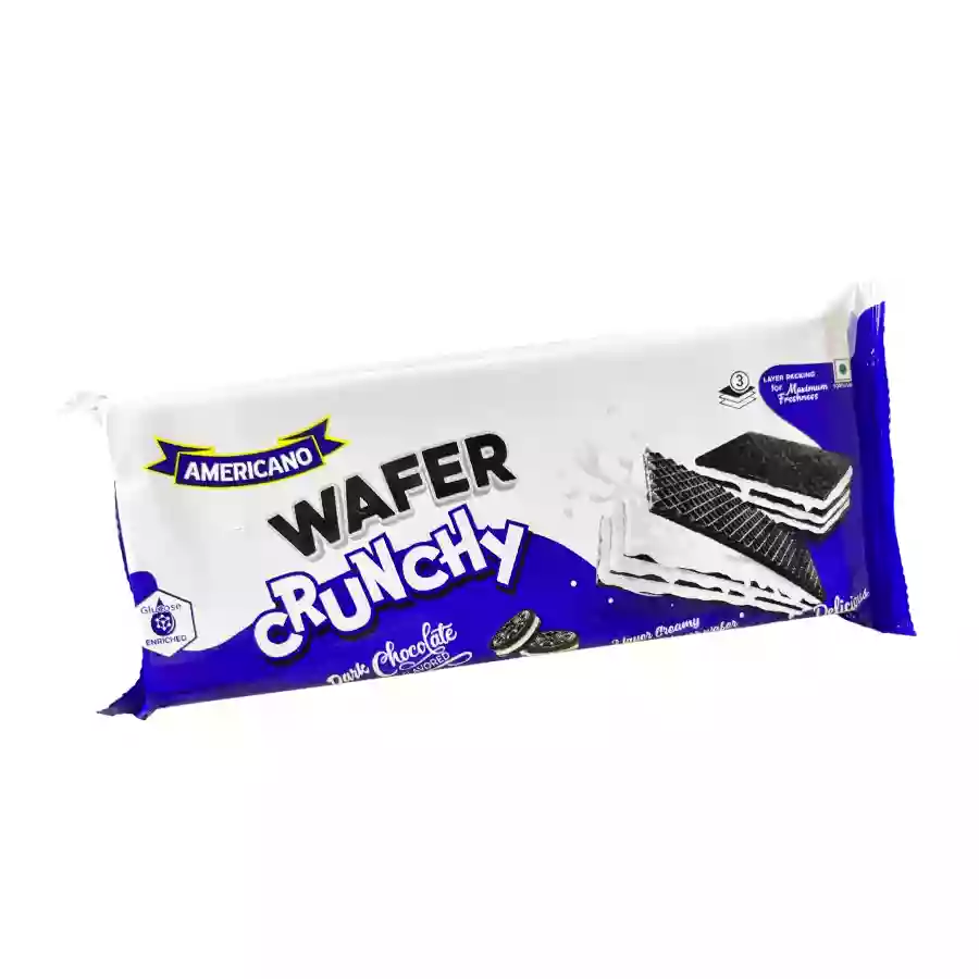 Americano Wafer Crunchy Dark Chocolate 130Gm Imp