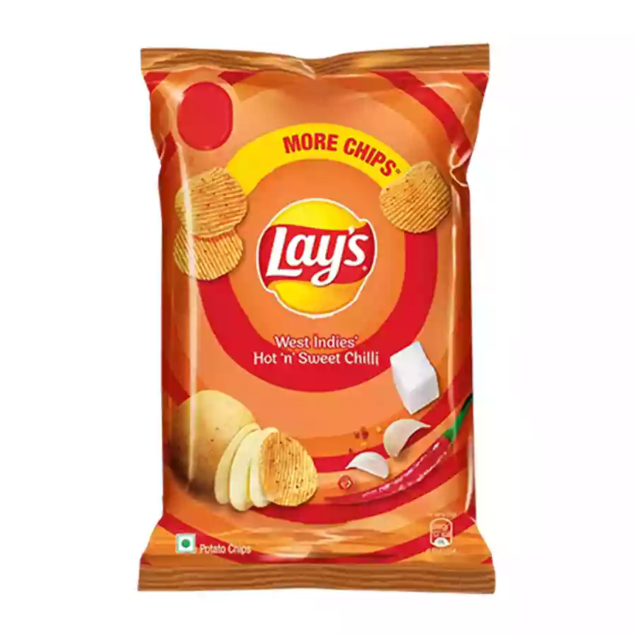 Lays West Indies Hot N Sweet Chilli Potato Chips 82 G