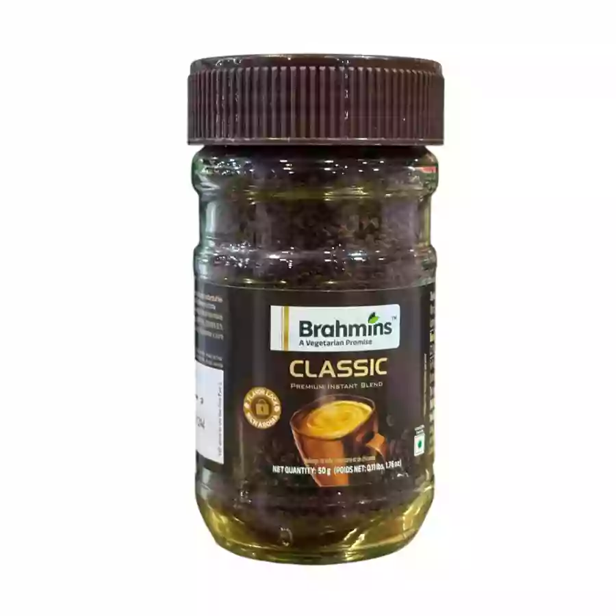 Brahmins Instant Coffee Chicory Mixture 50G
