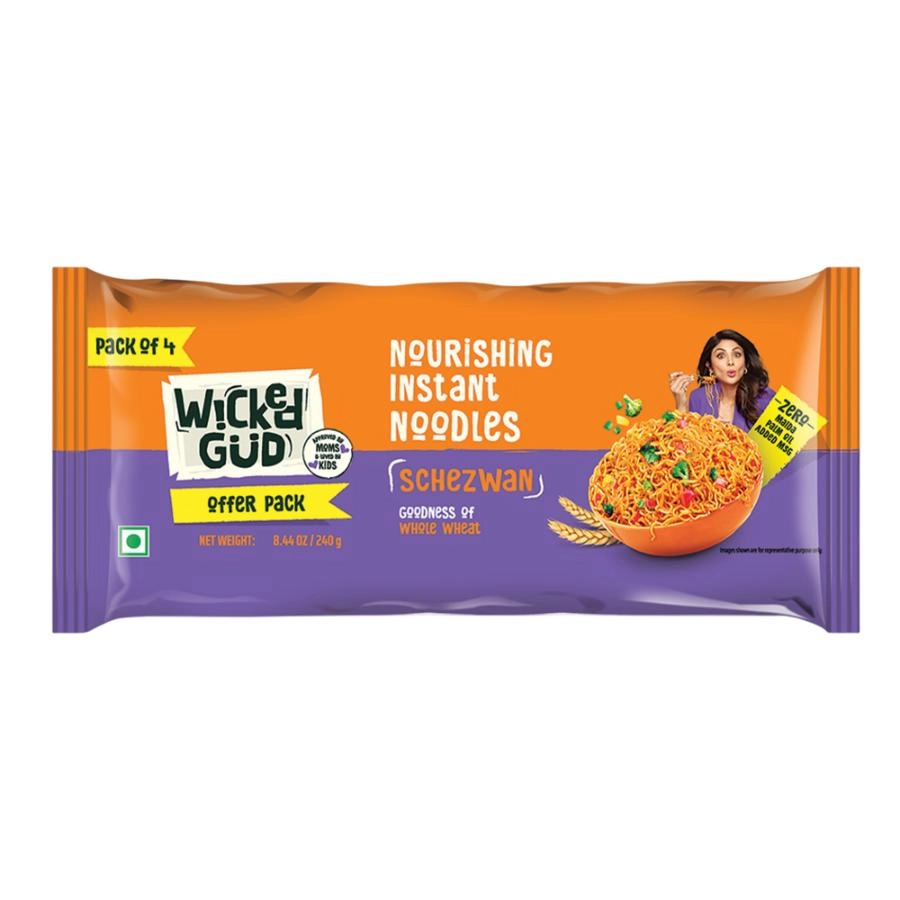 Wicked Gud Schezwan Nourishing Instant Noodles 240Gm