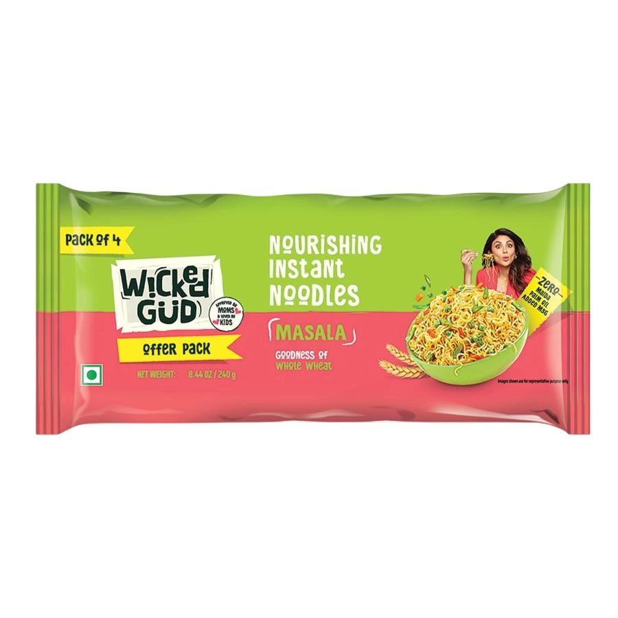 Wicked Gud Masala Nourishing Instant Noodles 240Gm